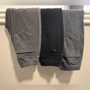 Three pair of ladies jeggings